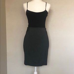 Express Grey Pencil Skirt